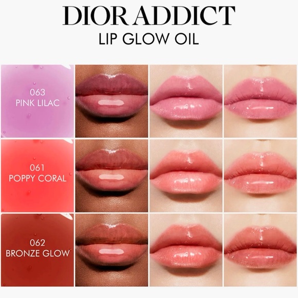 DIOR ADDICT LIP GLOW OIL in PINK LILAC 063 NIB - Picture 4 of 9